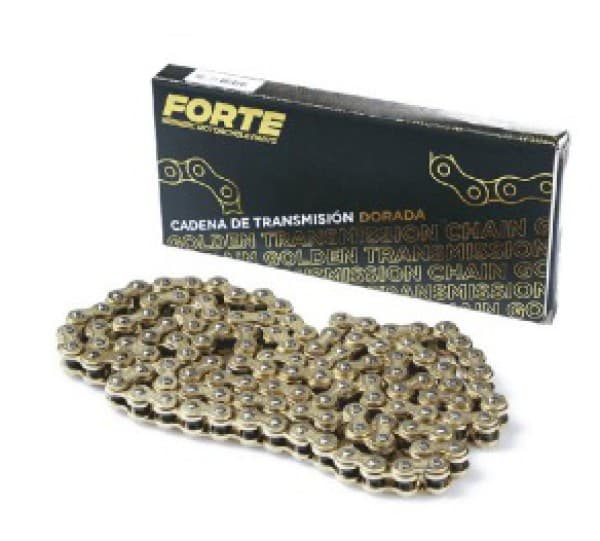 CADENA 428HX118L DORADA REFORZADA FORTE