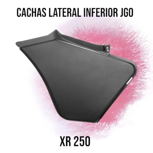 CACHAS LATERAL INFERIOR JGO XR250 NEGRO FORTE