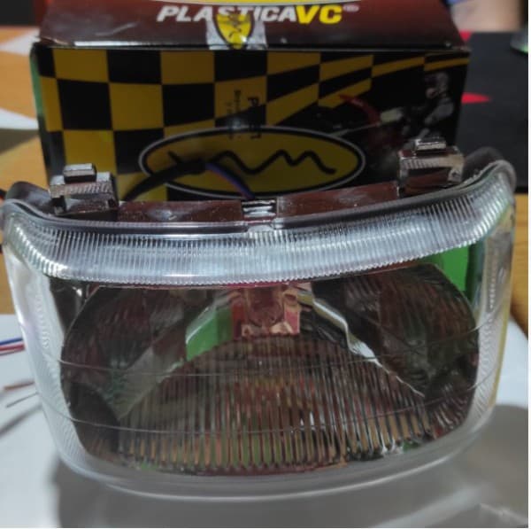 FAROL DELANTERO WAVE NF s/LAMP  - PLASTICA VC
