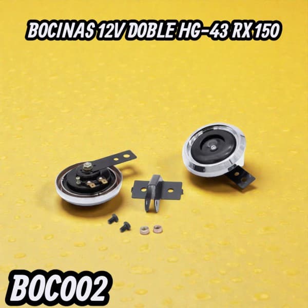 BOCINAS 12V DOBLE HG-43 RX 150 HADA
