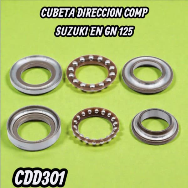 CUBETA DIRECCION COMP SUZUKI EN GN 125 HADA
