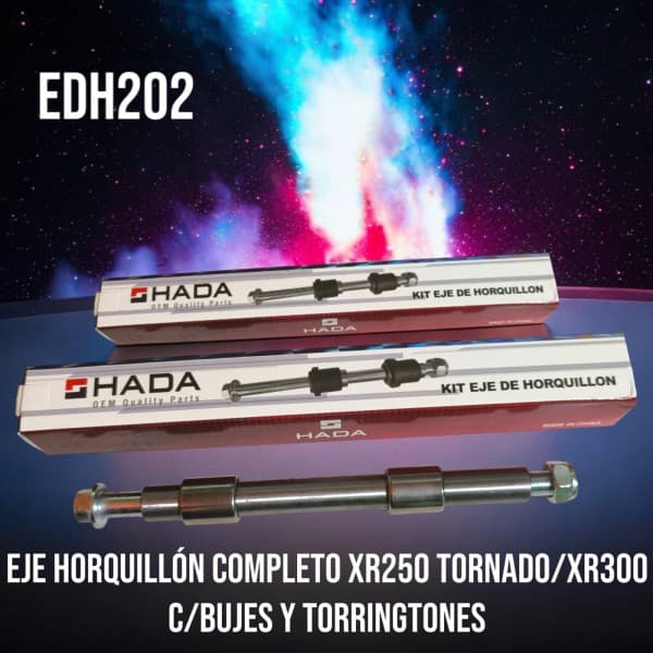 EJE HORQUIL XR250/300 C/BUJES HADA