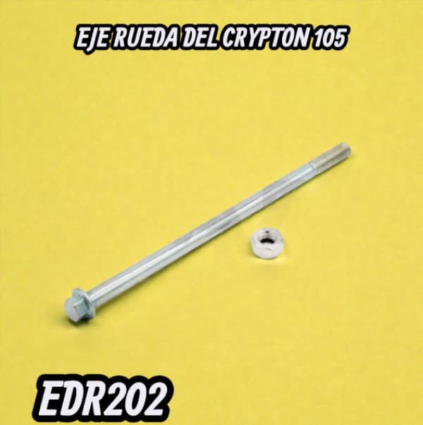 EJE RUEDA DEL CRYPTON 105 HADA