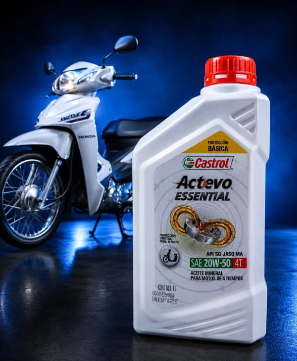 ACEITE 4T 20W50- ESSENTIAL X 1 LT CASTROL ***