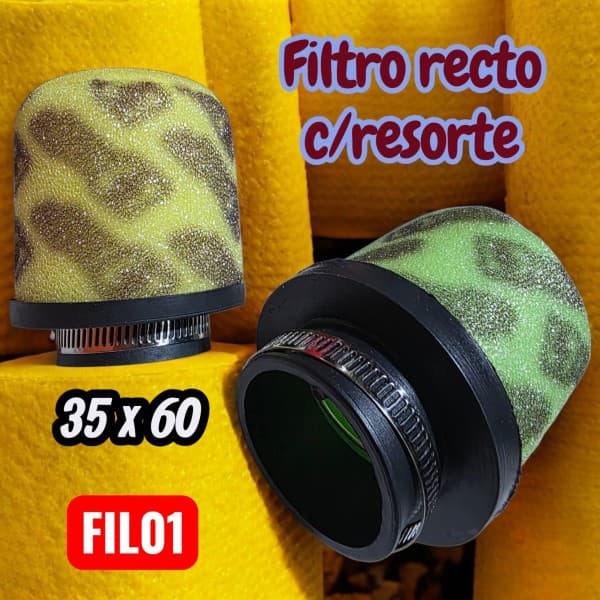 FILTRO RECTO 35*60 C/RESORTE DELF