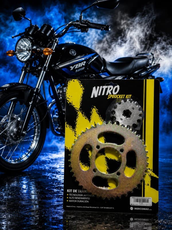 CORONA PIÑON YBR125 45T 14T NITRO