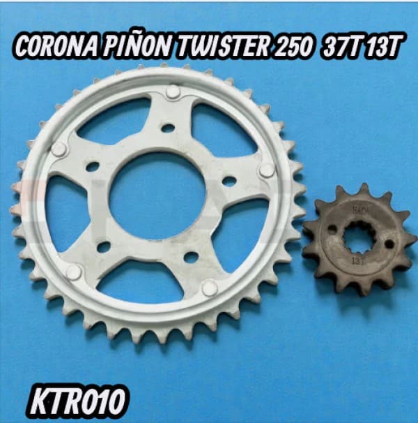 CORONA PIÑON TWISTER 250  37T 13T HADA