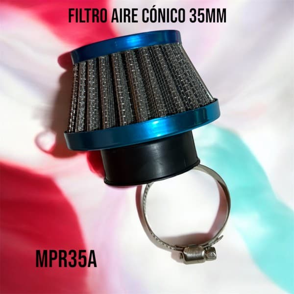 FILTRO AIRE CONICO 35MM CHAPA - MESIA