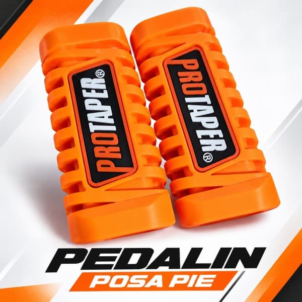 GOMA PEDALIN COLOR NARANJA JGO AMIKO