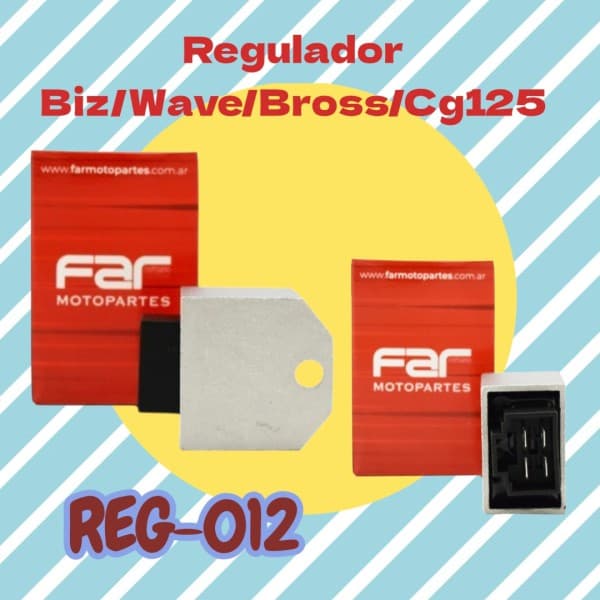 REGULADOR BIZ/WAVE/CG 125/BROSS - 1029 FAR