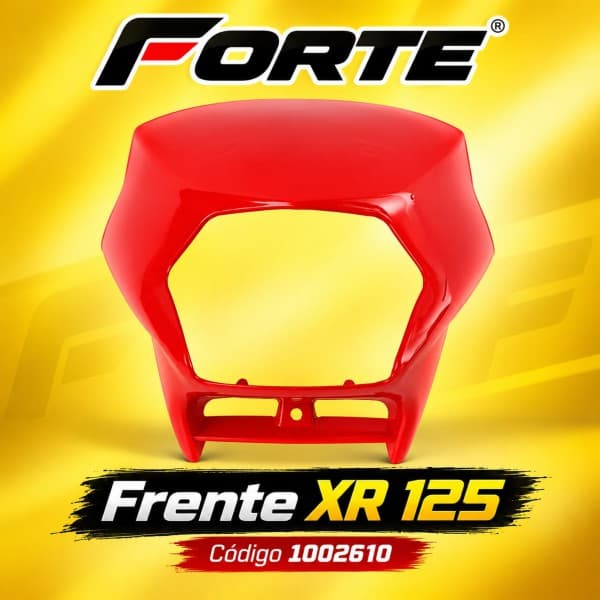 FRENTE OPTICA HONDA XR 125 ROJO FORTE