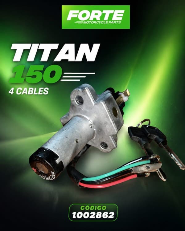 LLAVE CONTACTO TITAN 150 4 CABLES FORTE
