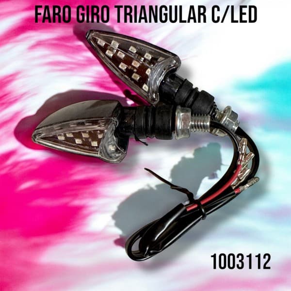 FARO GIRO UNIVERSAL TRIANGULAR C/ LED PAR FORTE