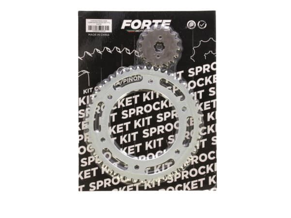 CORONA/PIÑON XR 125 BROSS(50T-17T) - FORTE