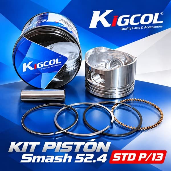 PISTON KIT SMASH 52,4 P13 STD KIGCOL