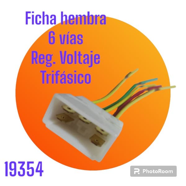 FICHA 6V HEMBRA REG TRIFASICO