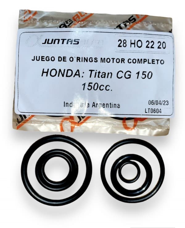 RETEN O-RING MOTOR CG150 X JGO ALFA
