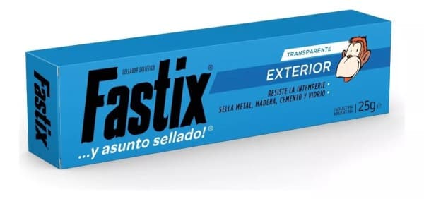 SILICONA TRANS. EXTERIOR FASTIX AZUL POXIPOL