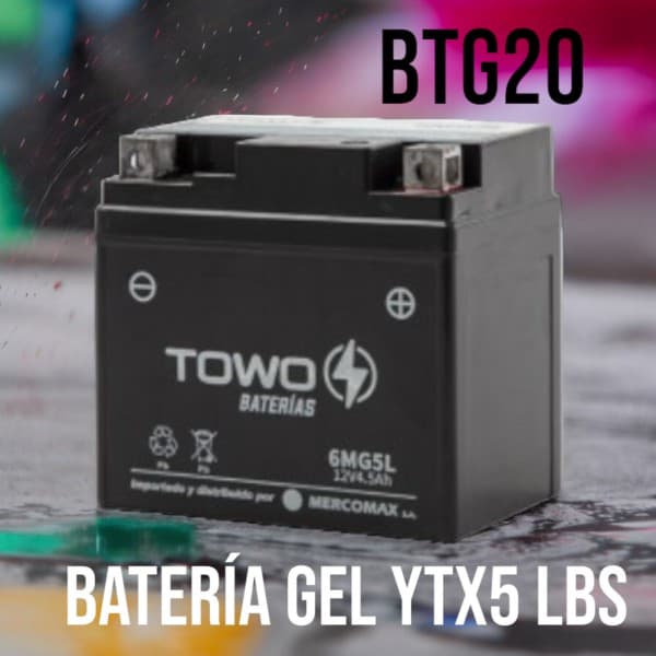 BATERIA TOWO GEL 12V4.5Ah YTX5 LBS