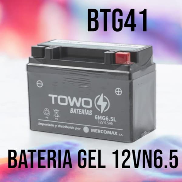 BATERIA TOWO GEL 12V N 6.5 AMP TOWO
