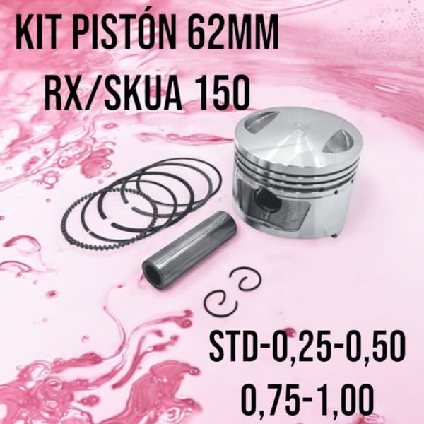 PISTON KIT 62MM RX/SKUA 150 - 0,25 CKM