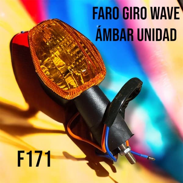 FARO GIRO WAVE NF 100 AMBAR UNIDAD - CROSS X