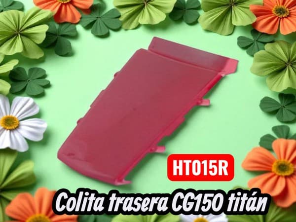 COLITA TRASERA ROJO HD CG 150 TITAN NITRO