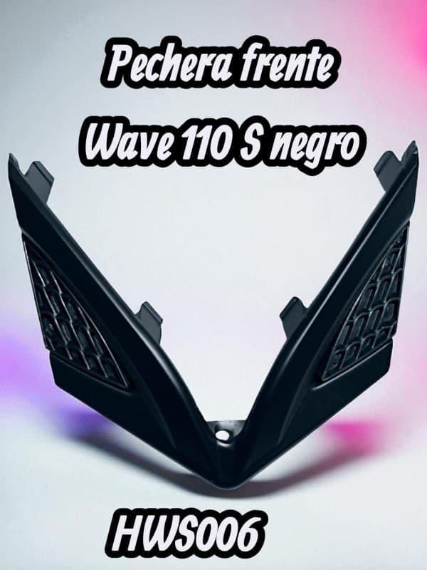PECHERA FRENTE WAVE 110S NEGRO NITRO