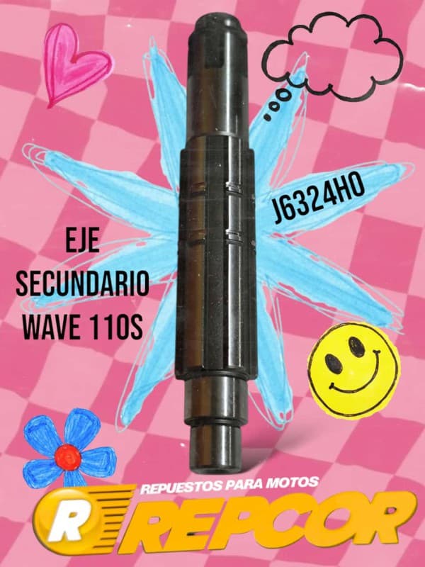 EJE SECUNDARIO WAVE AFS 110/ 110S - REPCOR