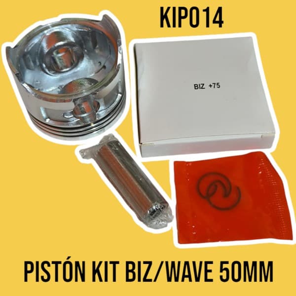 PISTON KIT BIZ/WAVE 50mm 0,75 HADA