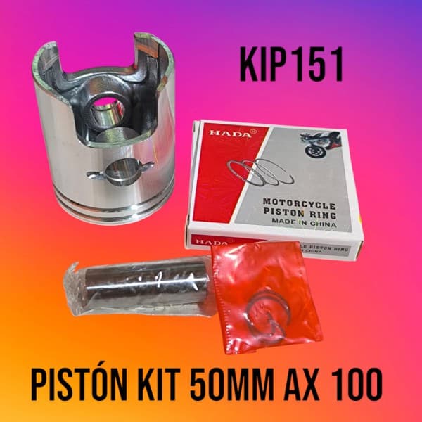 PISTON KIT AX 100 50mm 0,25 HADA