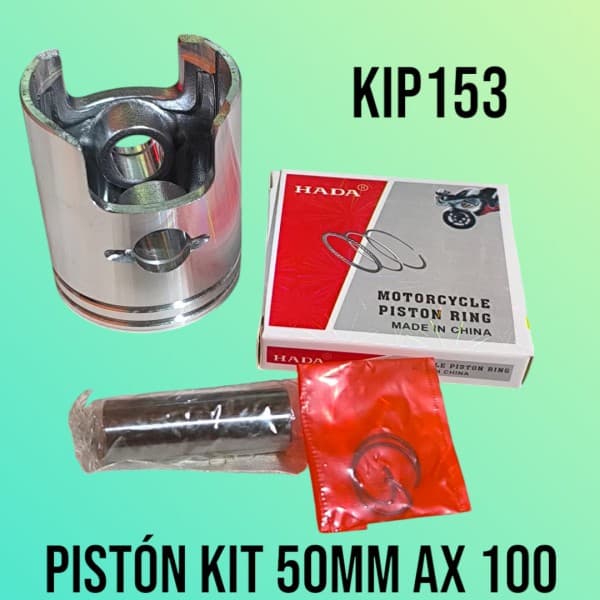 PISTON KIT AX 100 50mm 0,75 HADA