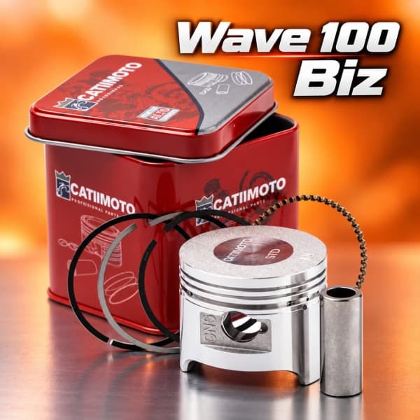 PISTON KIT 0.75 CATIIMOTO HD WAVE 100 BIZ