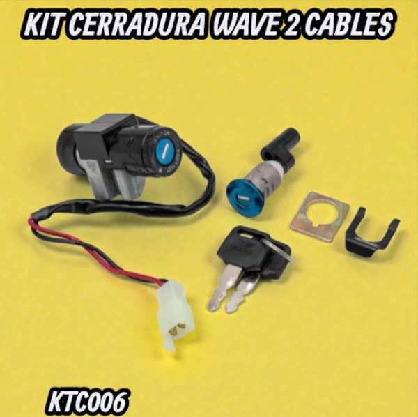 KIT CERRADURA WAVE 2 CABLES HADA