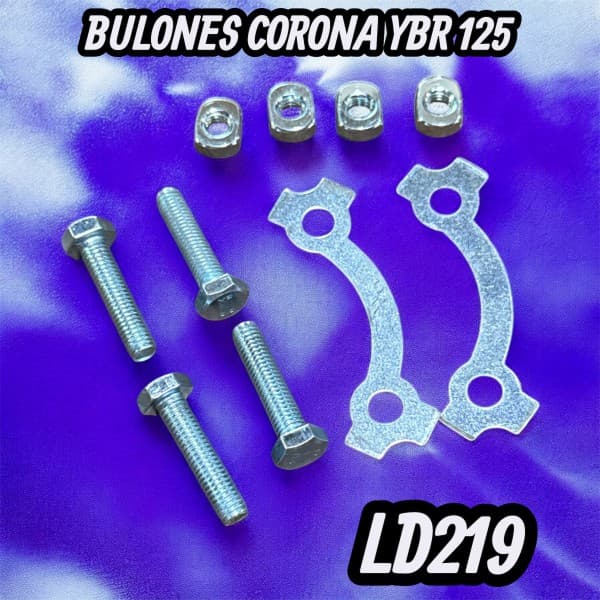 BULONES CORONA TUERCA SEGURO YBR125
