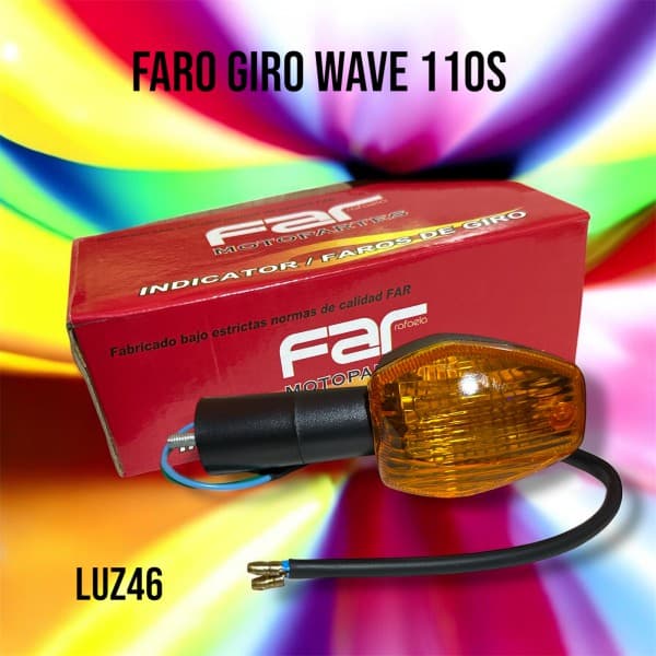 FARO GIRO TRASERO WAVE 110S UNIDAD FAR