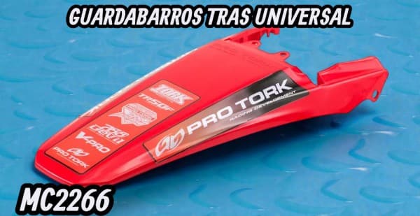 GUARDABARRO TRAS. PRO TORK TORNADO ROJO