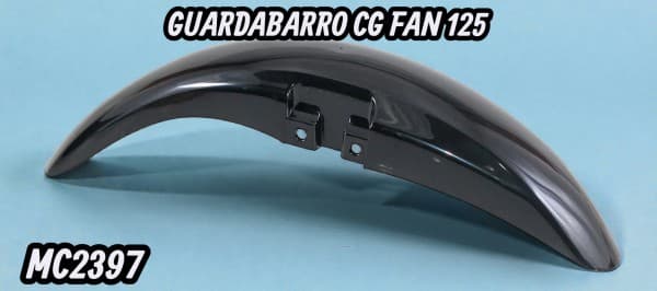 GUARDABARRO DEL. PRO TORK FAN 125 NEGRO