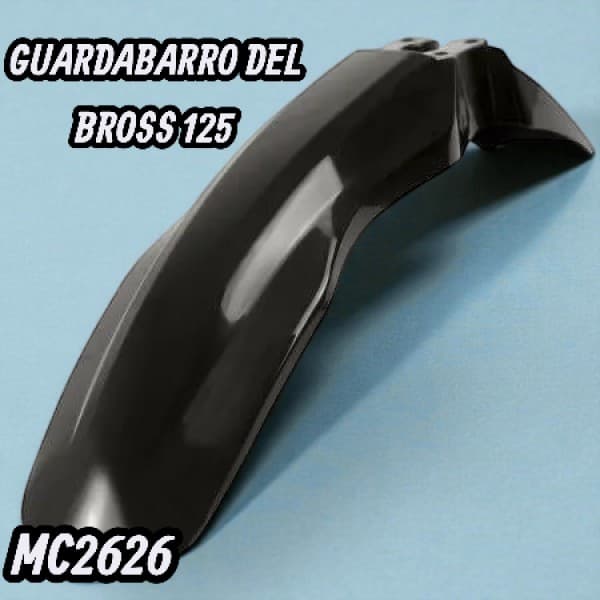 GUARDABARRO DEL. PRO TORK BROS 125 NEGRO