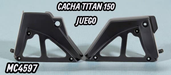 CACHA LATERAL INF. PRO TORK JGO TITAN 150 NEGRO