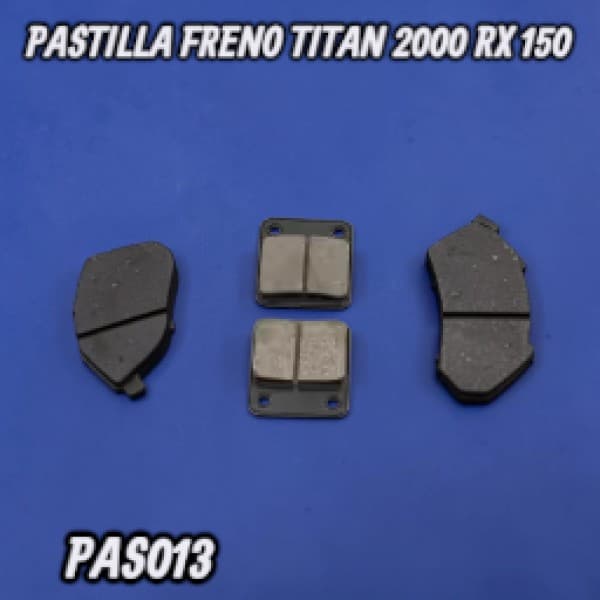 PASTILLA FRENO TITAN 2000 RX 150 HADA