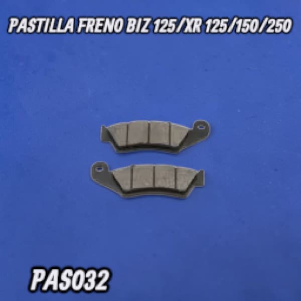 PASTILLA FRENO BIZ 125/XR 125/150/250 DEL. HADA