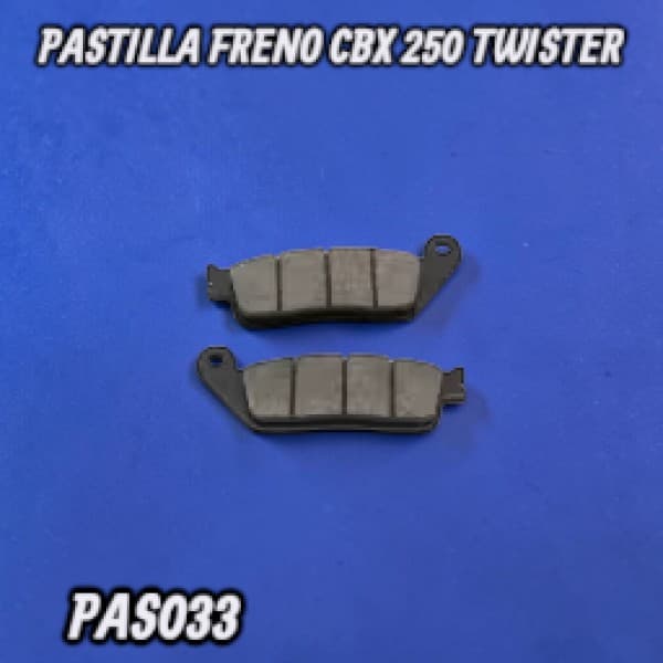 PASTILLA FRENO CBX 250 TWISTER INYECCION DEL HADA