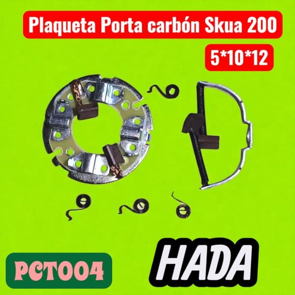 PLAQUETA PORTA CARBONES M.SKUA 200 HADA