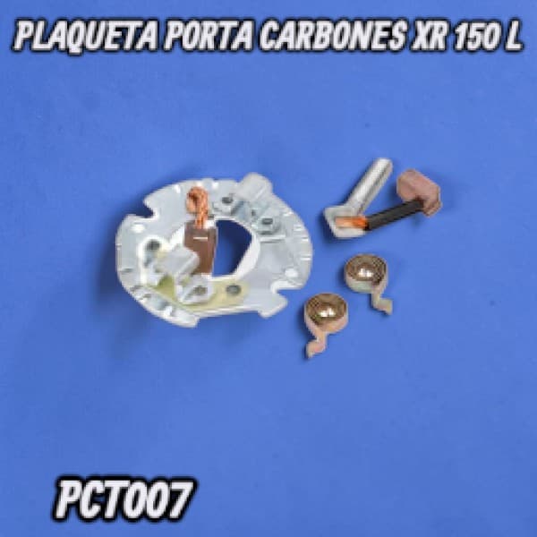 PLAQUETA PORTA CARBONES XR 150 L HADA
