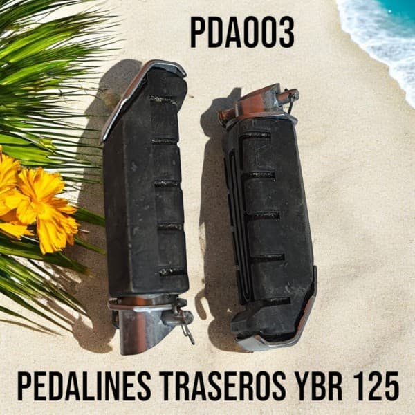 PEDALINES TRASEROS YBR 125 (JGO) - HADA