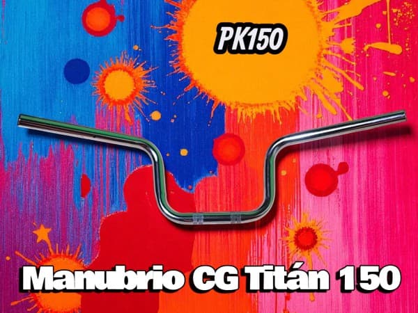 MANUBRIO CROMADO CG TITAN 150 - POLIMET