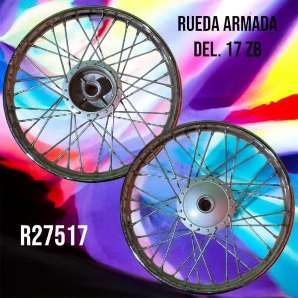 RUEDA ARMADA R.17 ZB DELANTERA