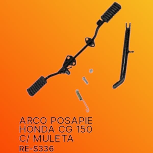 ARCO POSAPIE TITAN CG 150 + PEDALIN + MULETA BHI