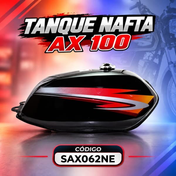 TANQUE DE NAFTA NEGRO SZ AX100 NITRO